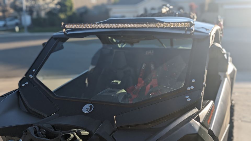 Finally, the replacement glass is installed in the @dirtwarrioraccessories windshield on the Can-Am Maverick X3. Time to get out and ride.#CanAmX3 #UTV #OffRoad #OffRoading #DirtLife #AdventureTime #X3Life #CanAmLife #UTVLife #RidingDirty #MudLife #RZR #SideBySide #TrailRiding #OutdoorAdventure #OffRoadNation #4x4Life #SXS #RideOrDie #MountainLife #DesertRiding #ExploreMore #adventurecali
